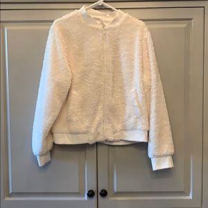 J Crew Mercantile bomber jacket.